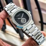 Patek Philippe Nautilus Silver First Copy Watch - Image 5