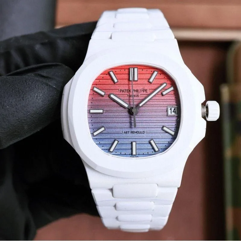 Patek-Philippe-White-Ceramic-1-laziofy Patek Philippe White Ceramic First Copy Watch - Image 1