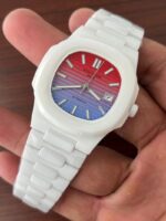 Patek Philippe White Ceramic First Copy Watch - Image 3