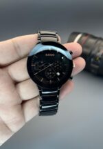 Rado Centrix Black Chronograph Watch