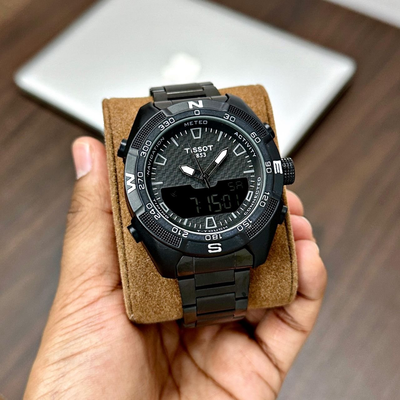 Tissot-Analog-Digital-Stylish-Watch-1-laziofy Tissot Analog Digital Stylish Watch - Image 1